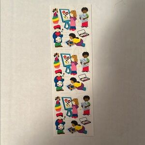 Sandylion Kids Arts & Crafts Stickers-One Strip